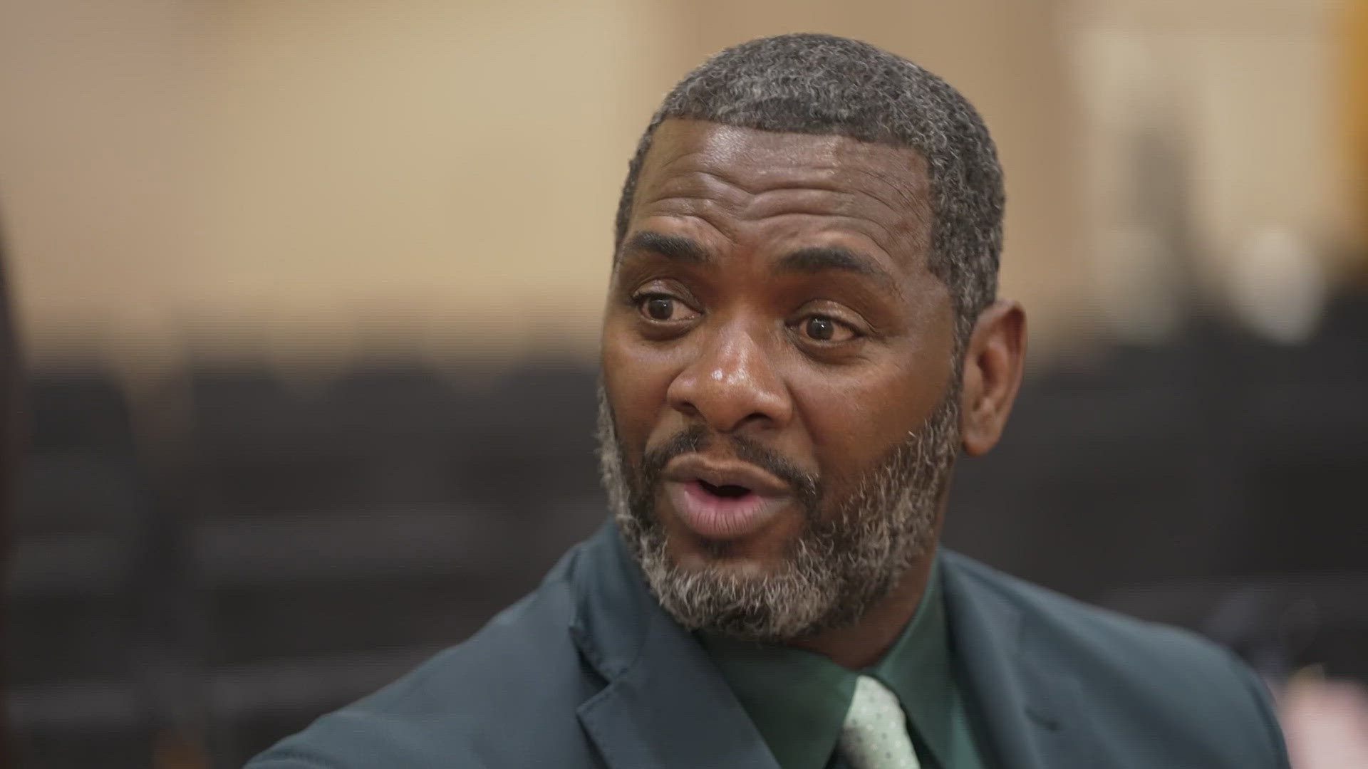 Students at the University of North Texas heard from a man who spent more than a decade in prison for a crime he didn't commit.