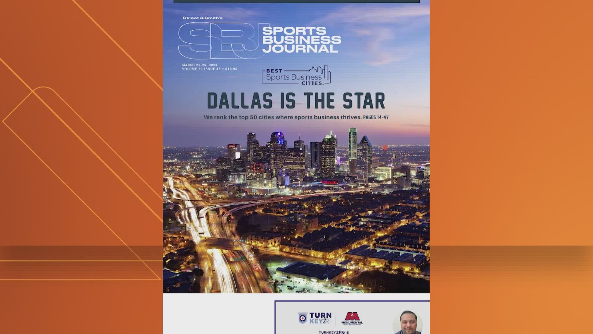WFAA reporter Chris Sadeghi breaks down the metrics behind Sports Business Journal's rankings.