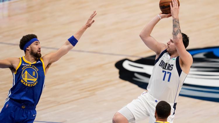 Luka Doncic, Mavs make it rain in Western Conference Finals Game 4 win over the Warriors