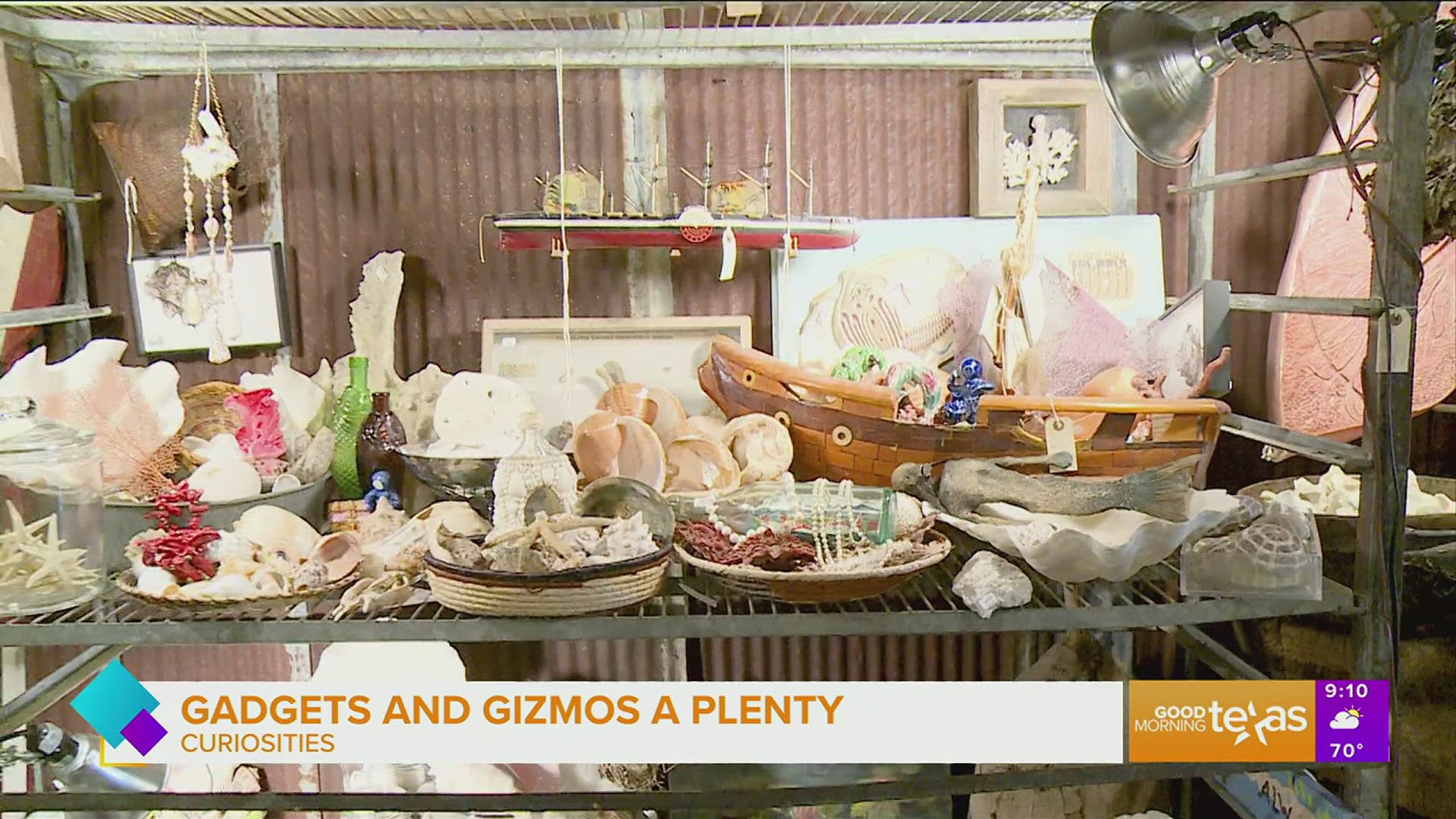 Paige stops by Curiosities Antiques to find gadgets and gizmos inspired by "The Little Mermaid"