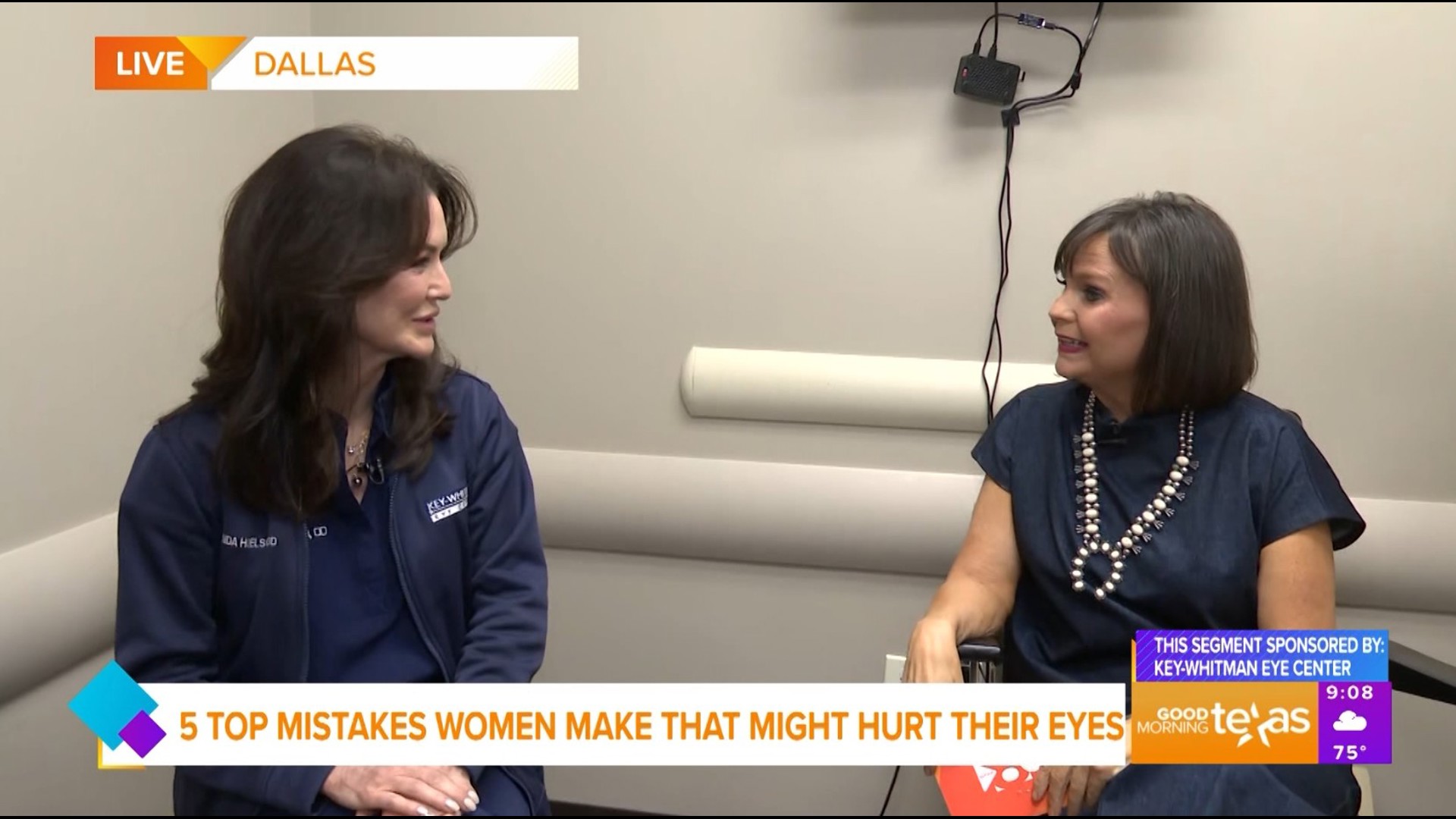 This segment is sponsored by: Key-Whitman Eye Center