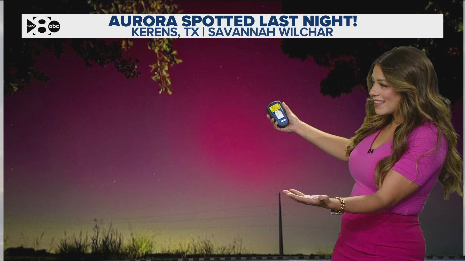 Mariel Ruiz explains how the northern lights were visible in North Texas on Thursday night.