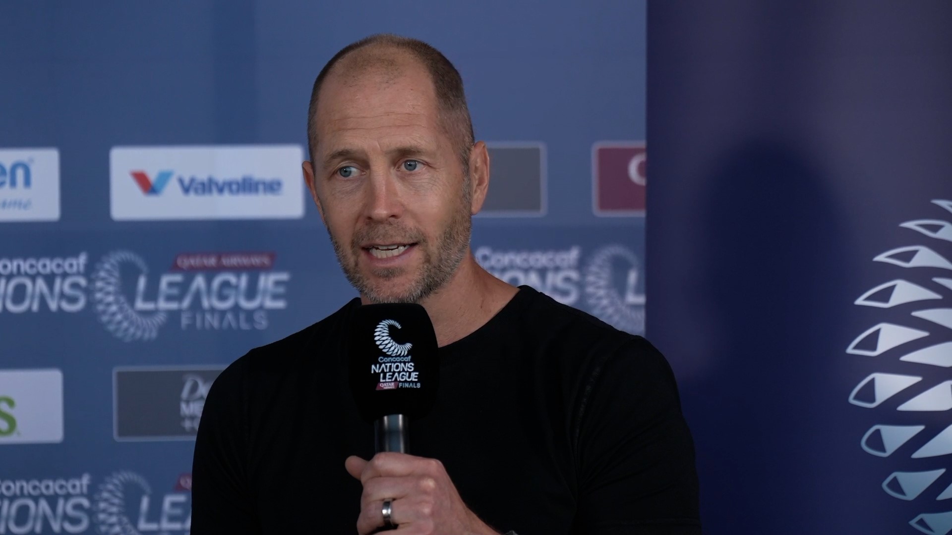 United States head coach Gregg Berhalter speaks with the media ahead of the 2024 Concacaf Nations League Finals at AT&T Stadium.