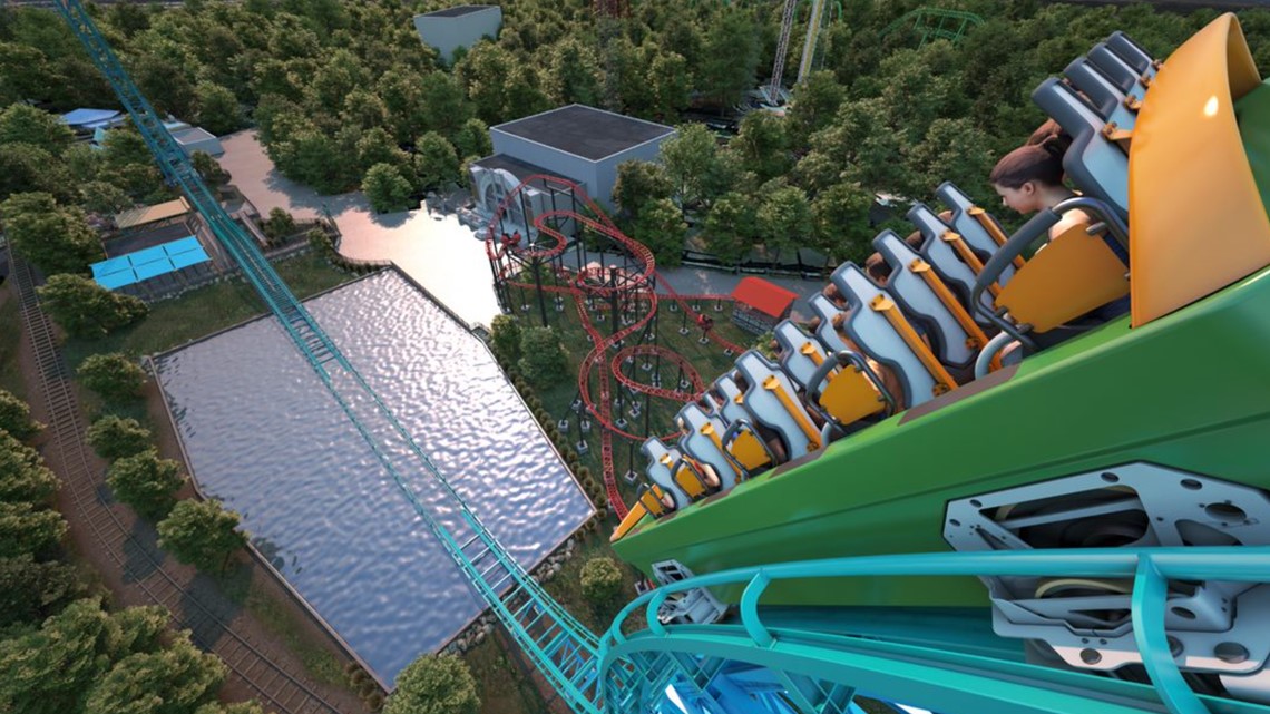 90-degree drops, 63 mph and a splashdown: Six Flags Over Texas has a new roller coaster
