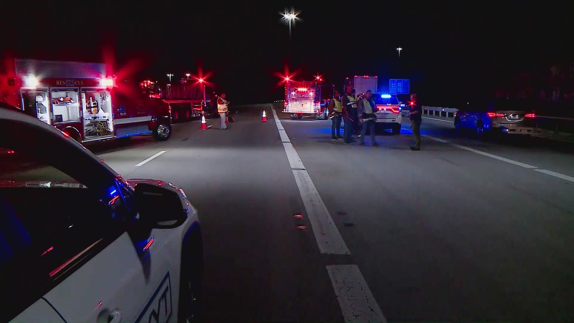 Police are seeking 32-year-old man in connection with the shooting incident that left seven injured and I-75 near London, Kentucky shut down for several hours.