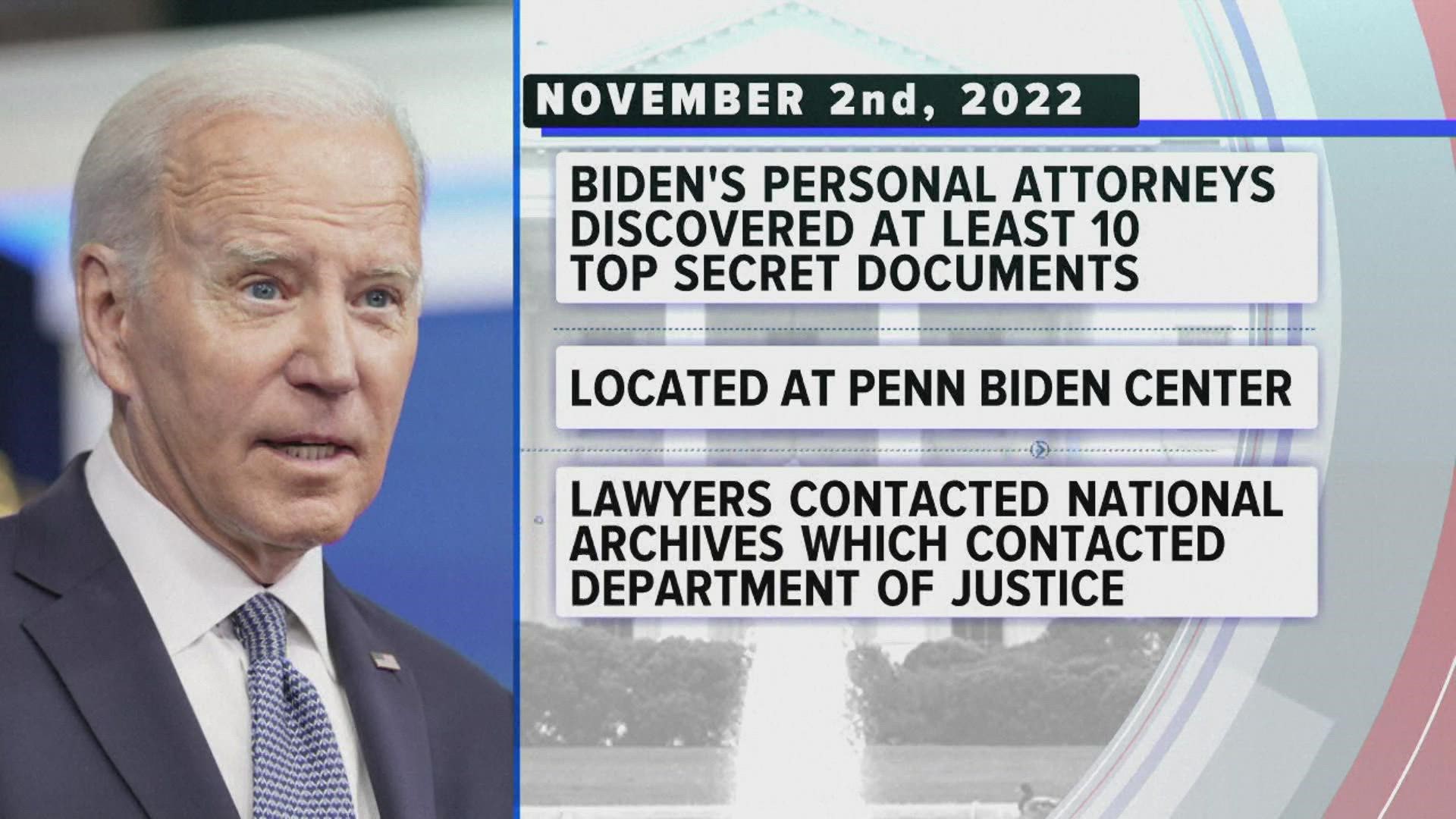 Here's the latest update from ABC News on the Biden classified documents investigation.