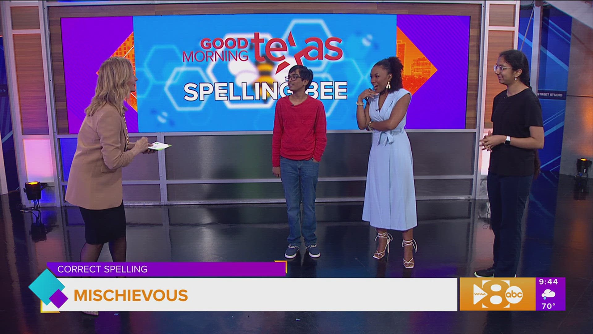 Dallas Regional Spelling Bee Winners Faizan Zaki and Sryia Gomatam join us ahead of their appearance at the Scripps National Spelling Bee in Washington D.C.