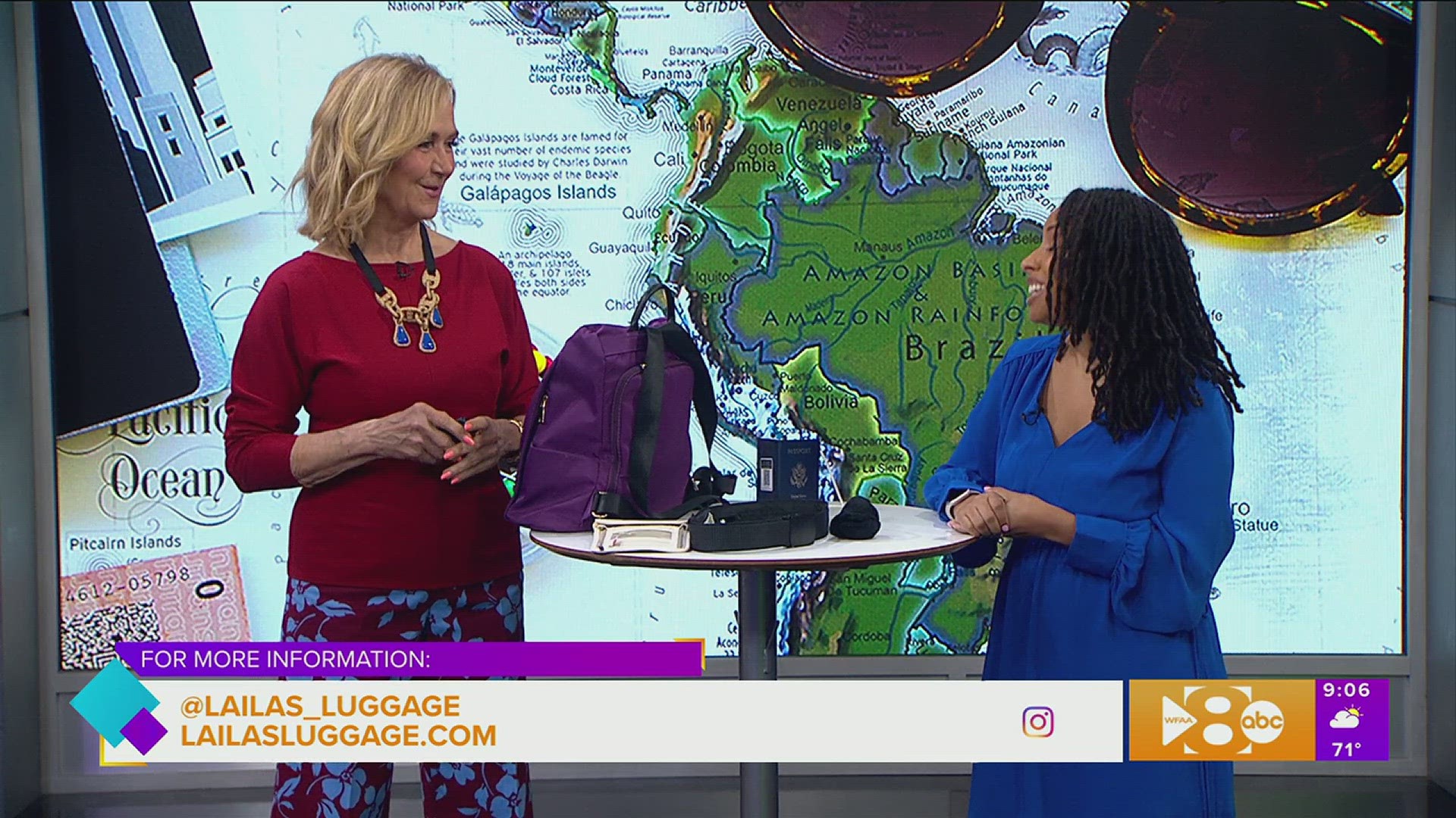 Vanessa Ray with Laila's Luggage shares travel safety tips. Go to lailasluggage.com for more information.
