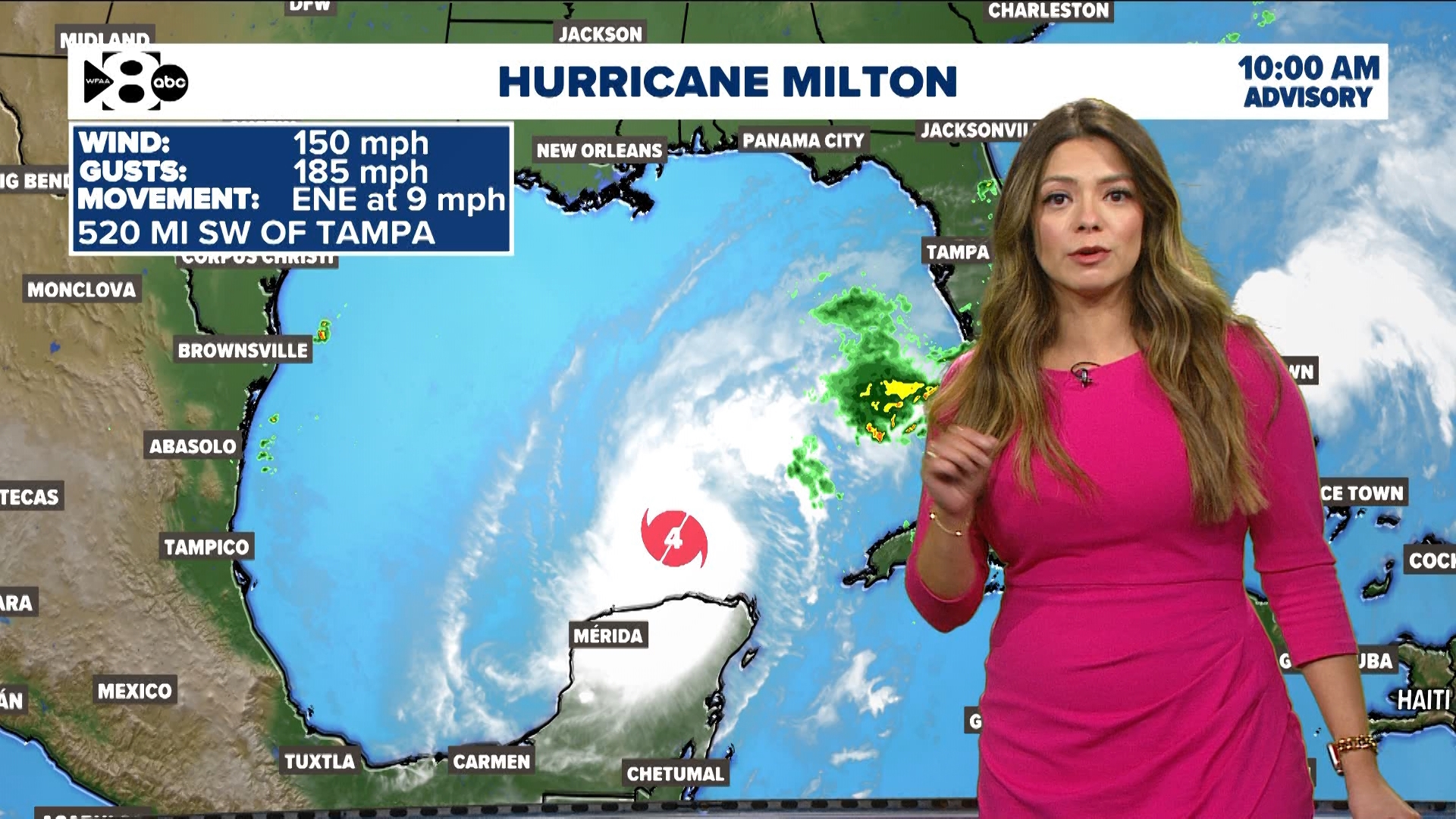 Hurricane Milton is moving across the Gulf of Mexico, heading toward Florida. Here's the latest forecast, path and spaghetti models.