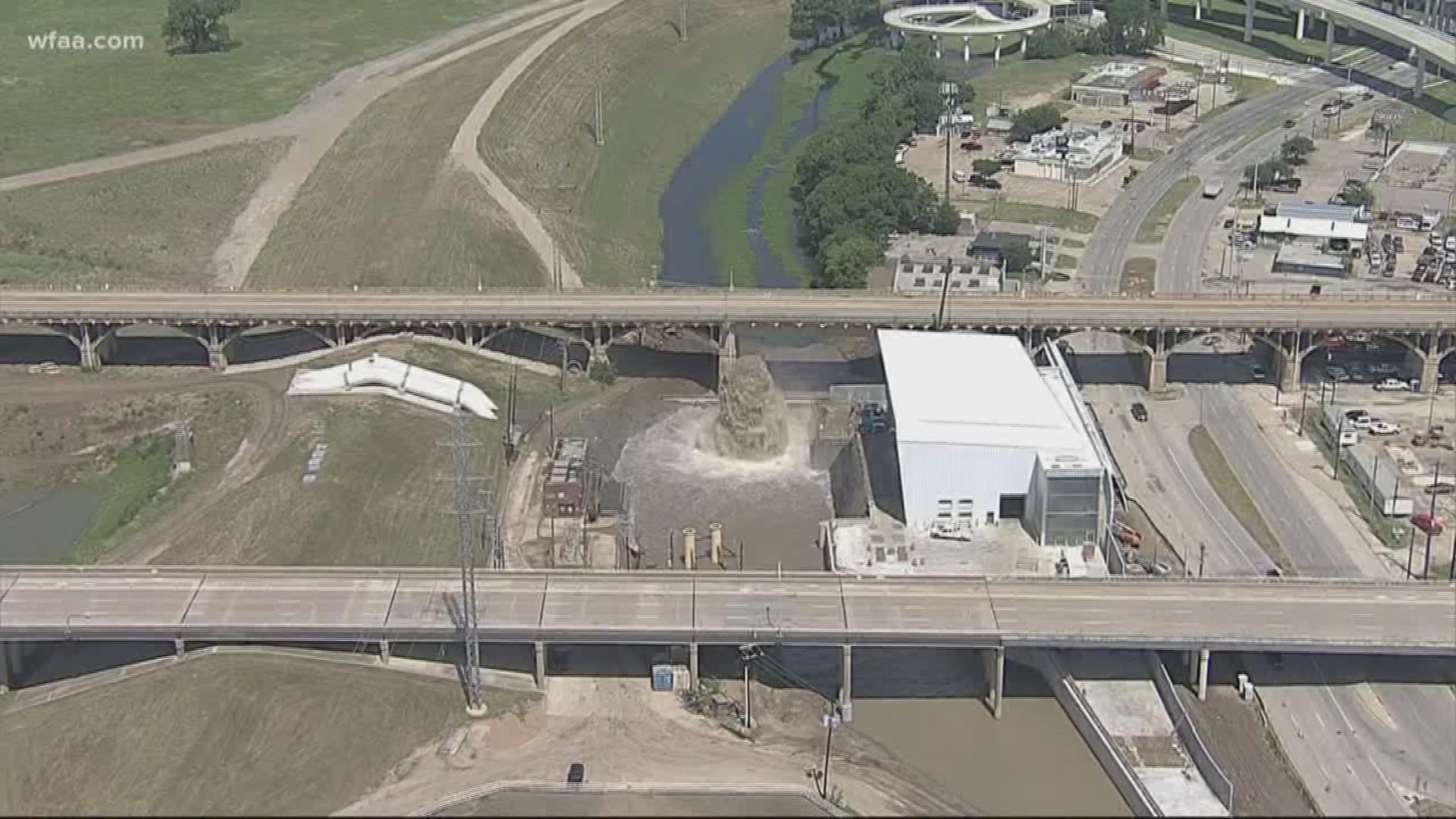 The pump and new station will help with flood control.