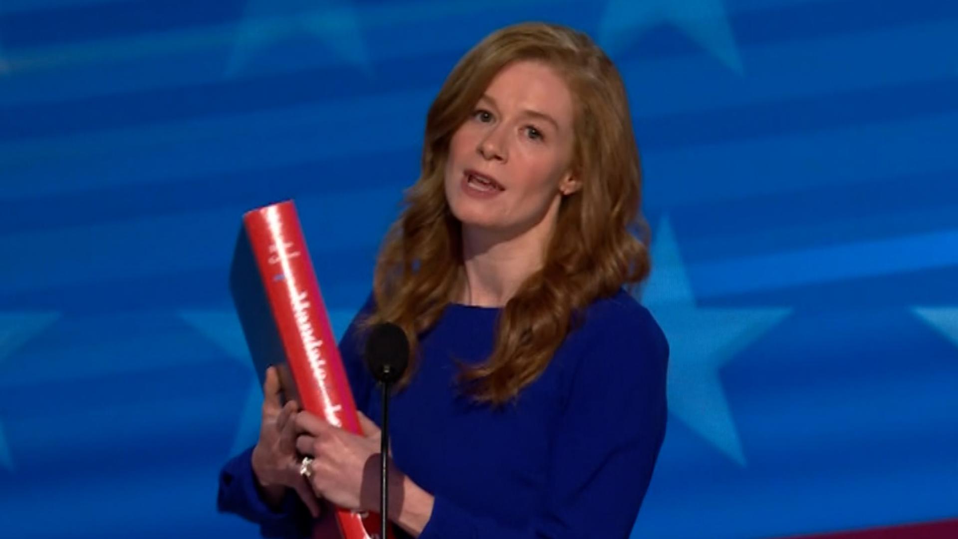 Michigan State Sen. Mallory McMorrow delivered a full speech on day one of the 2024 Democratic National Convention in Chicago, Illinois.