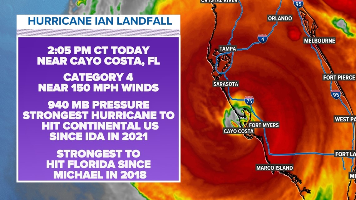 Hurricane Ian Cat 4 Storm Likely To Make Landfall Early Thursday 4116