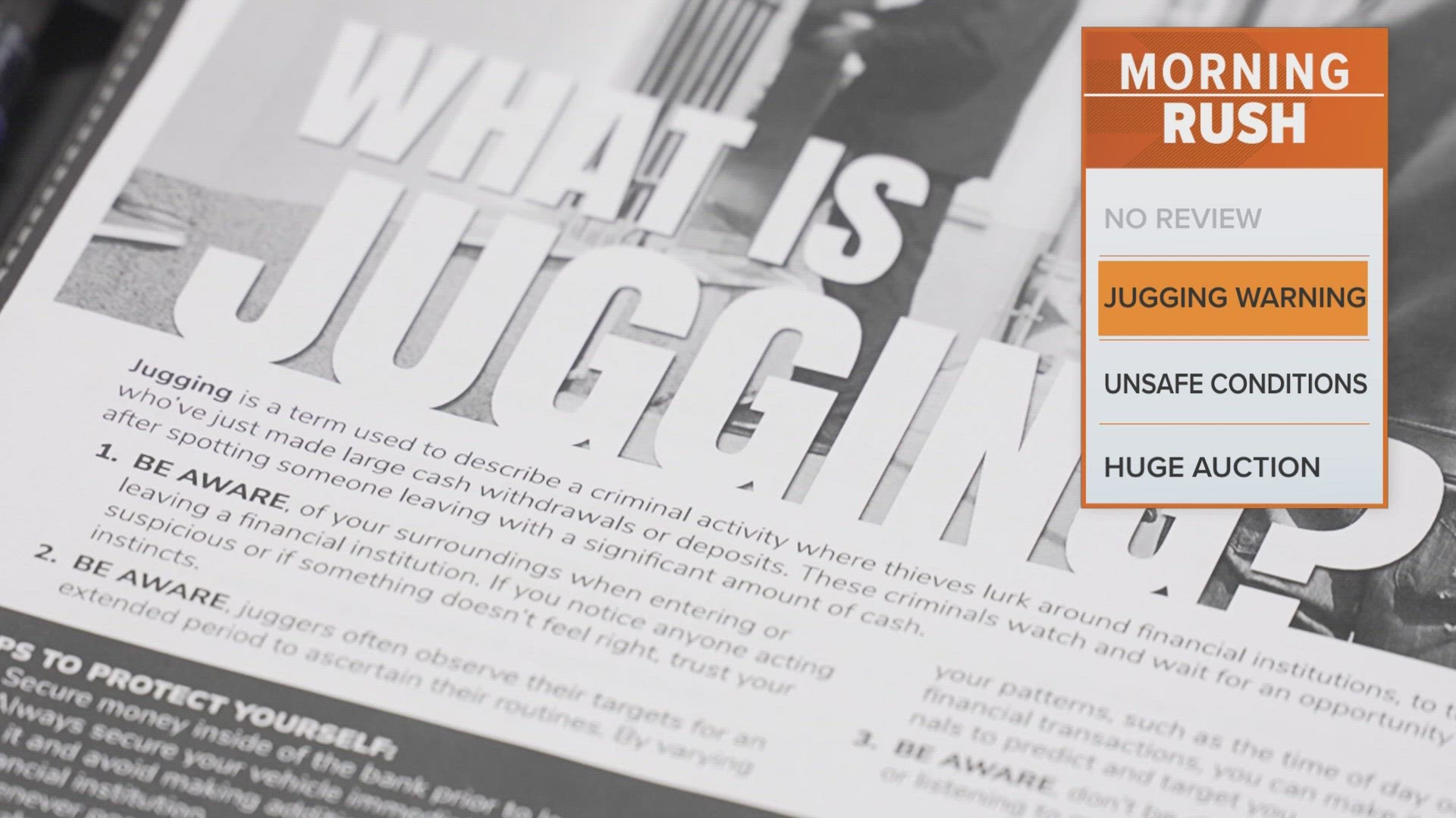 The Arlington Police Department is expecting more jugging cases around Tax Day.