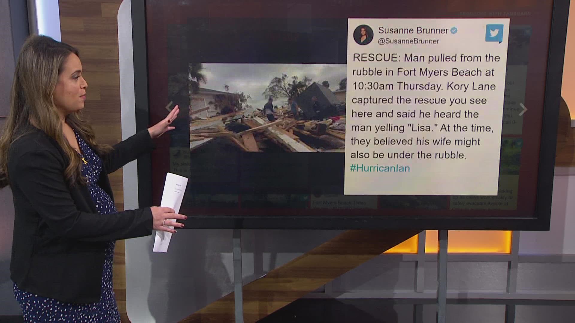 We're taking a look at the aftermath and damage from Hurricane Ian.