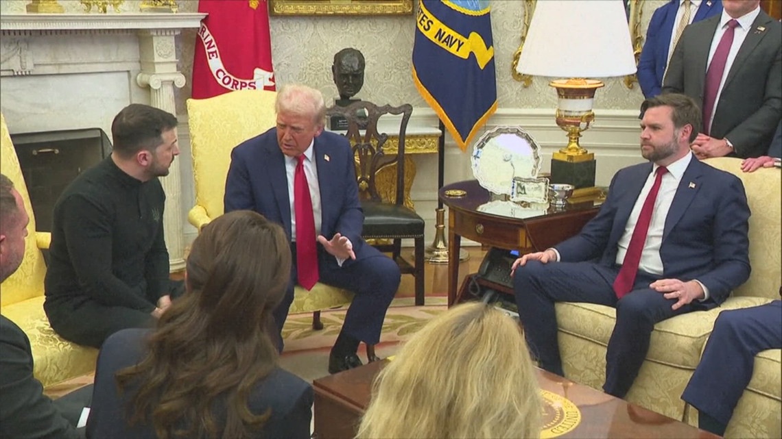 Trump orders pause in US aid to Ukraine, pressuring Zelenskyy on Russia ...