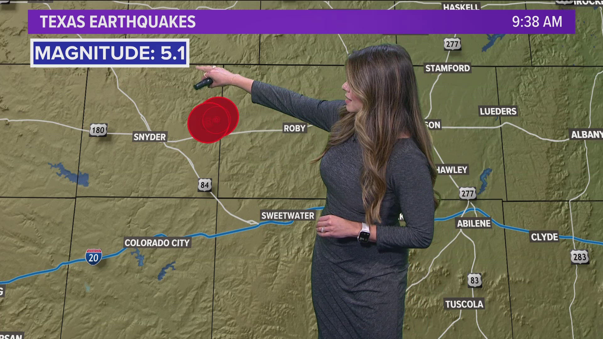 Texas earthquakes Top 10 biggest earthquakes in state history