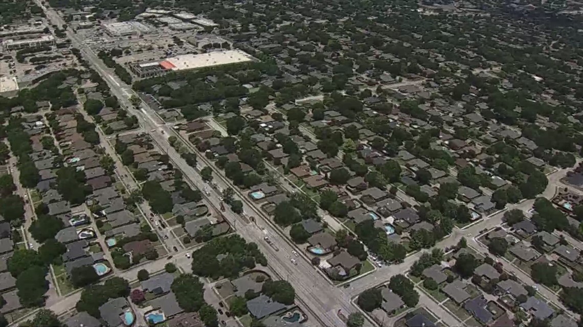 Plano Gas line cut, roads shut down