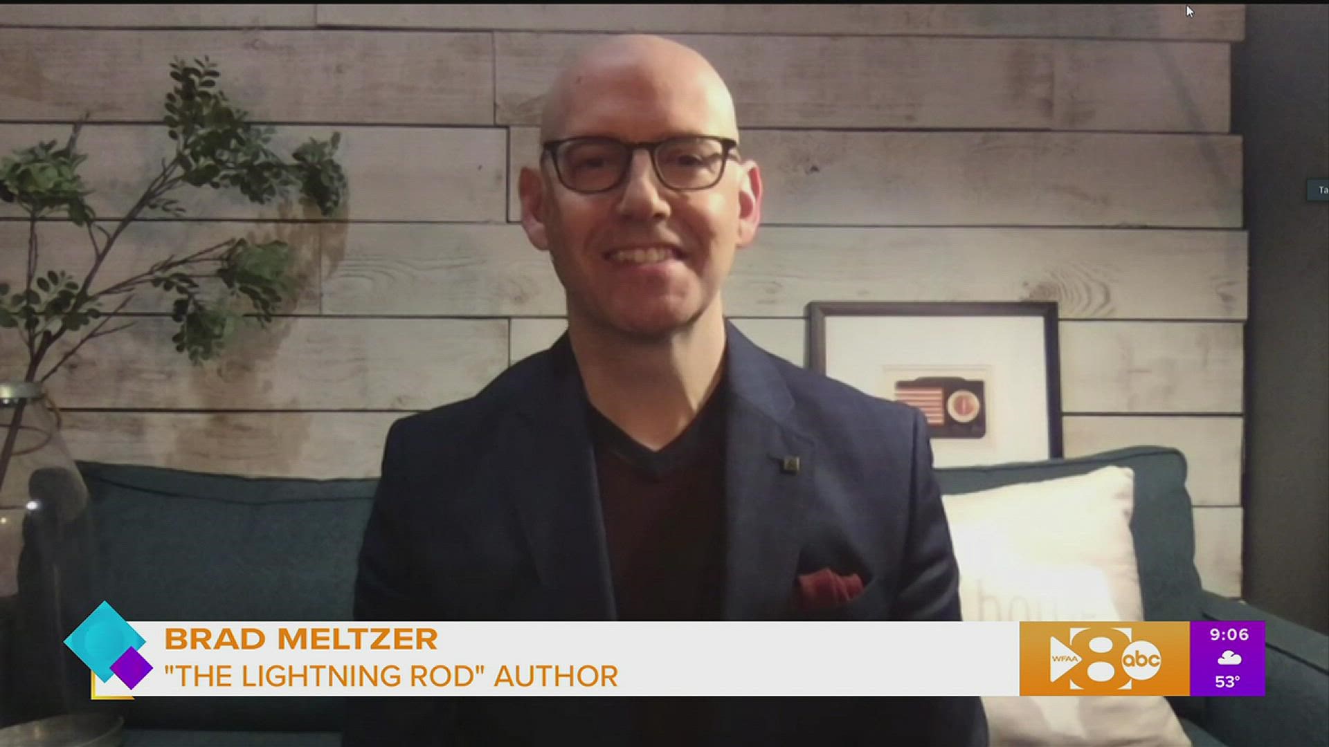 Bestselling author Brad Meltzer takes us behind the cover of his new thriller "The Lightning Rod."