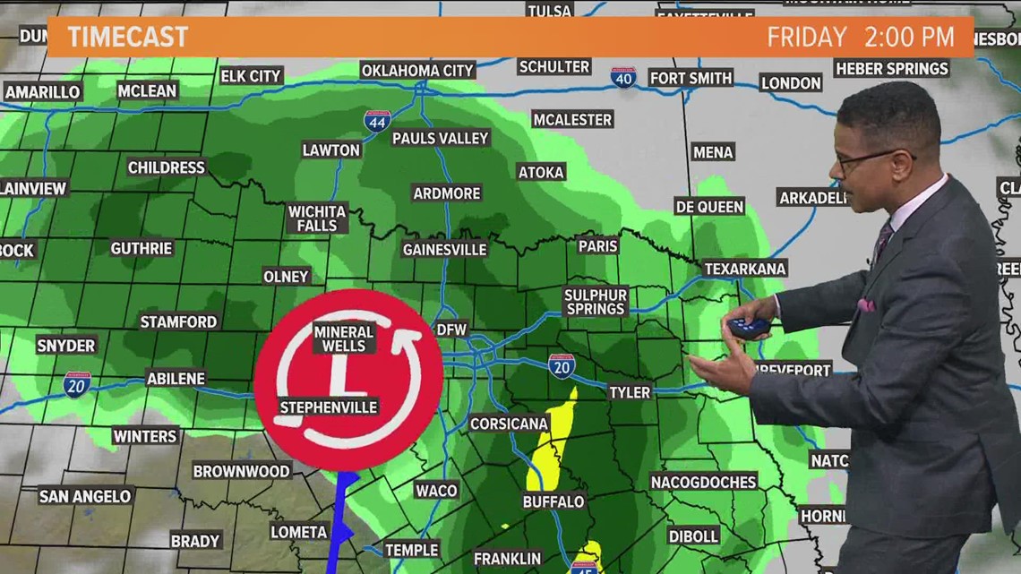 DFW weather Tracking our next rain chances and timing