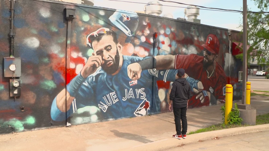 Mural memorializing Rougned Odor's infamous punch violates city code ...