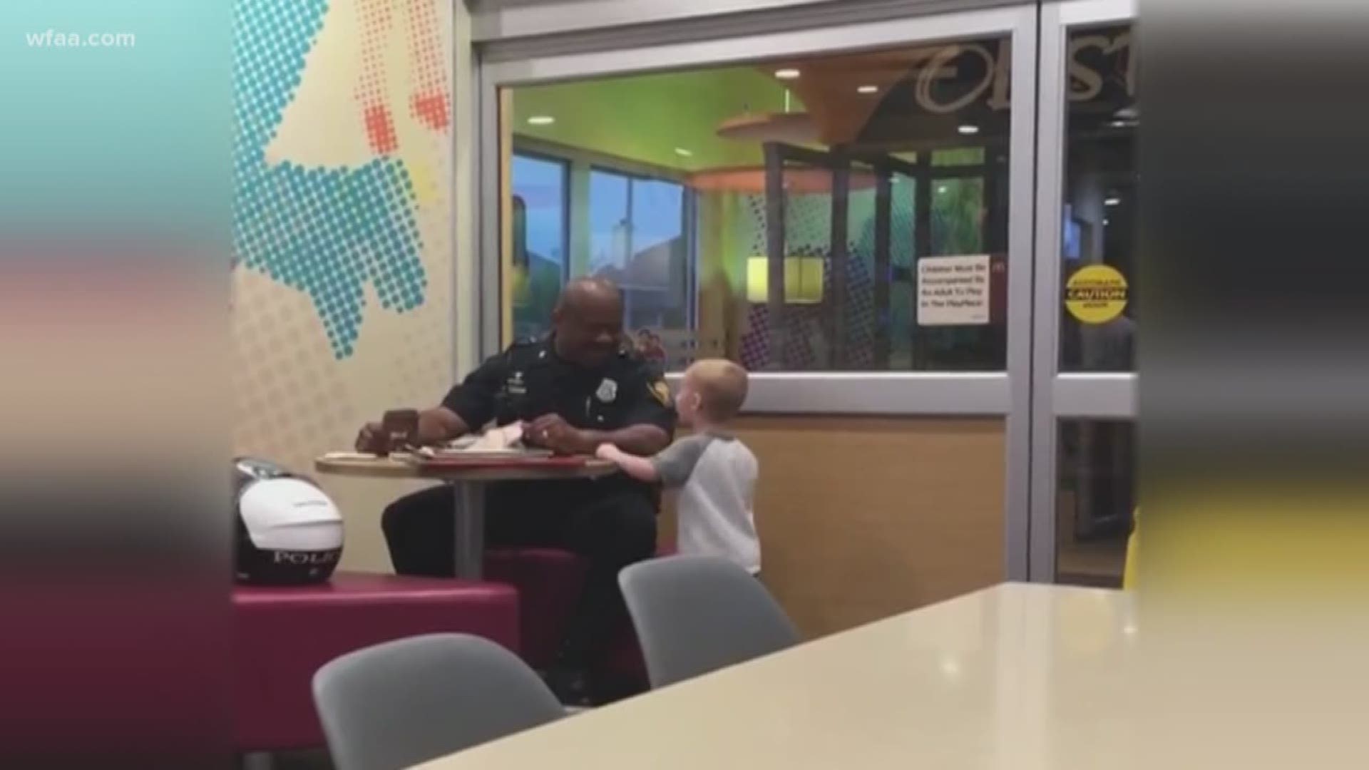 Tiny cop with a big heart: Fort Worth PD welcomes 5-year-old as honorary member of the force