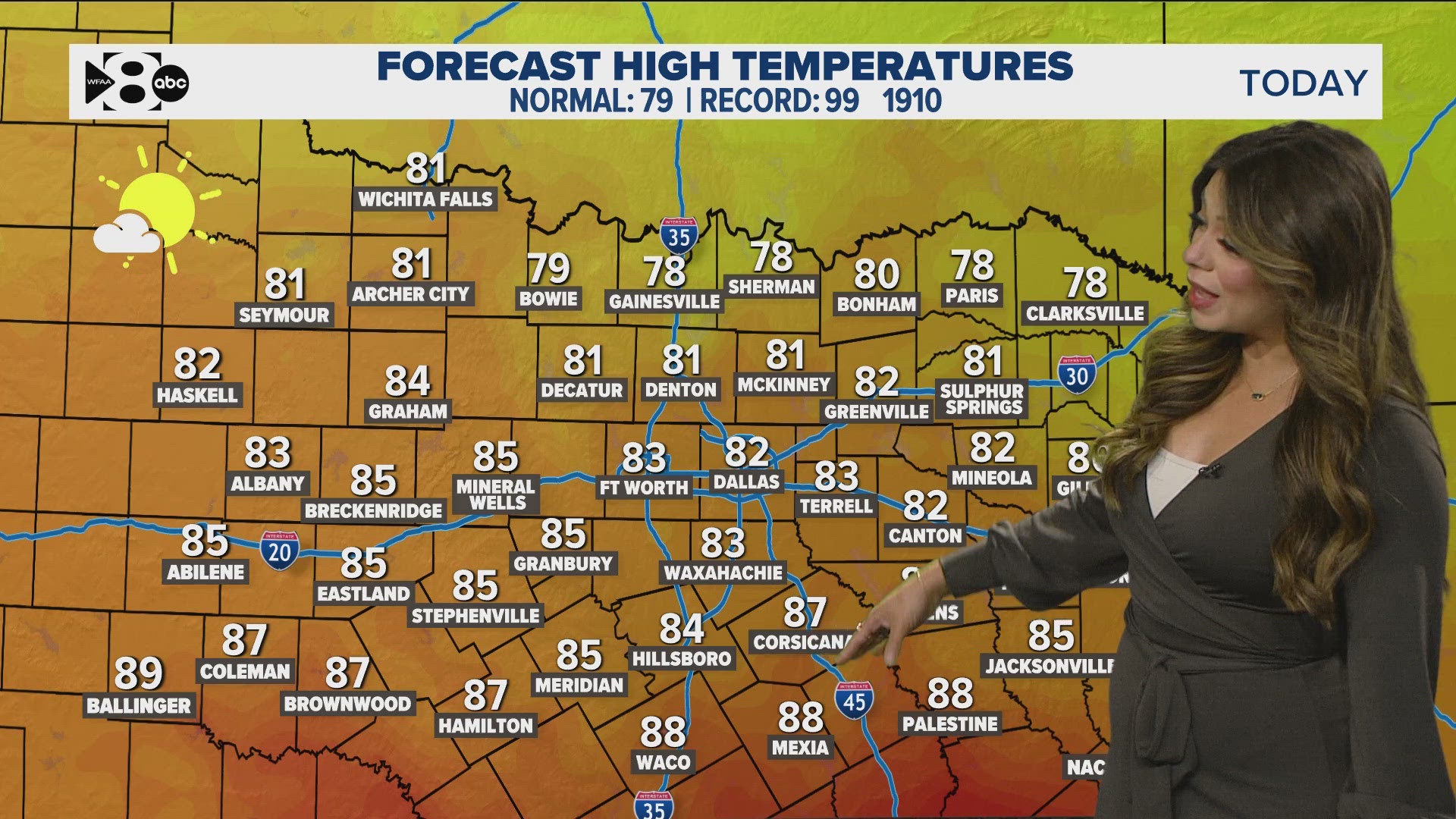 Highs will dip into the 70s this week, offering the first real taste of fall.