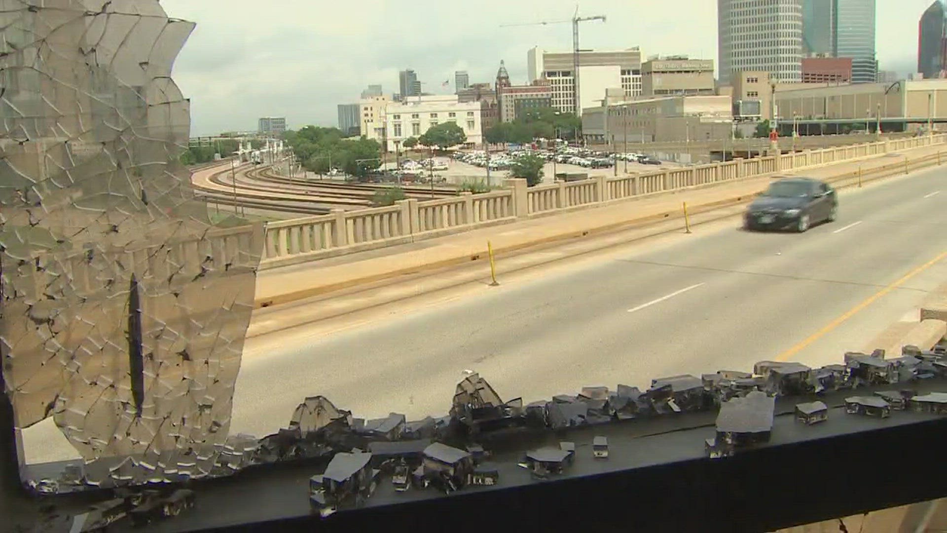 Decaying Dallas parking garage reopens