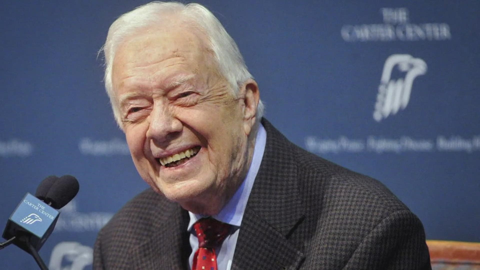 At 98, former U.S. President Jimmy Carter has entered hospice care and will be with family.