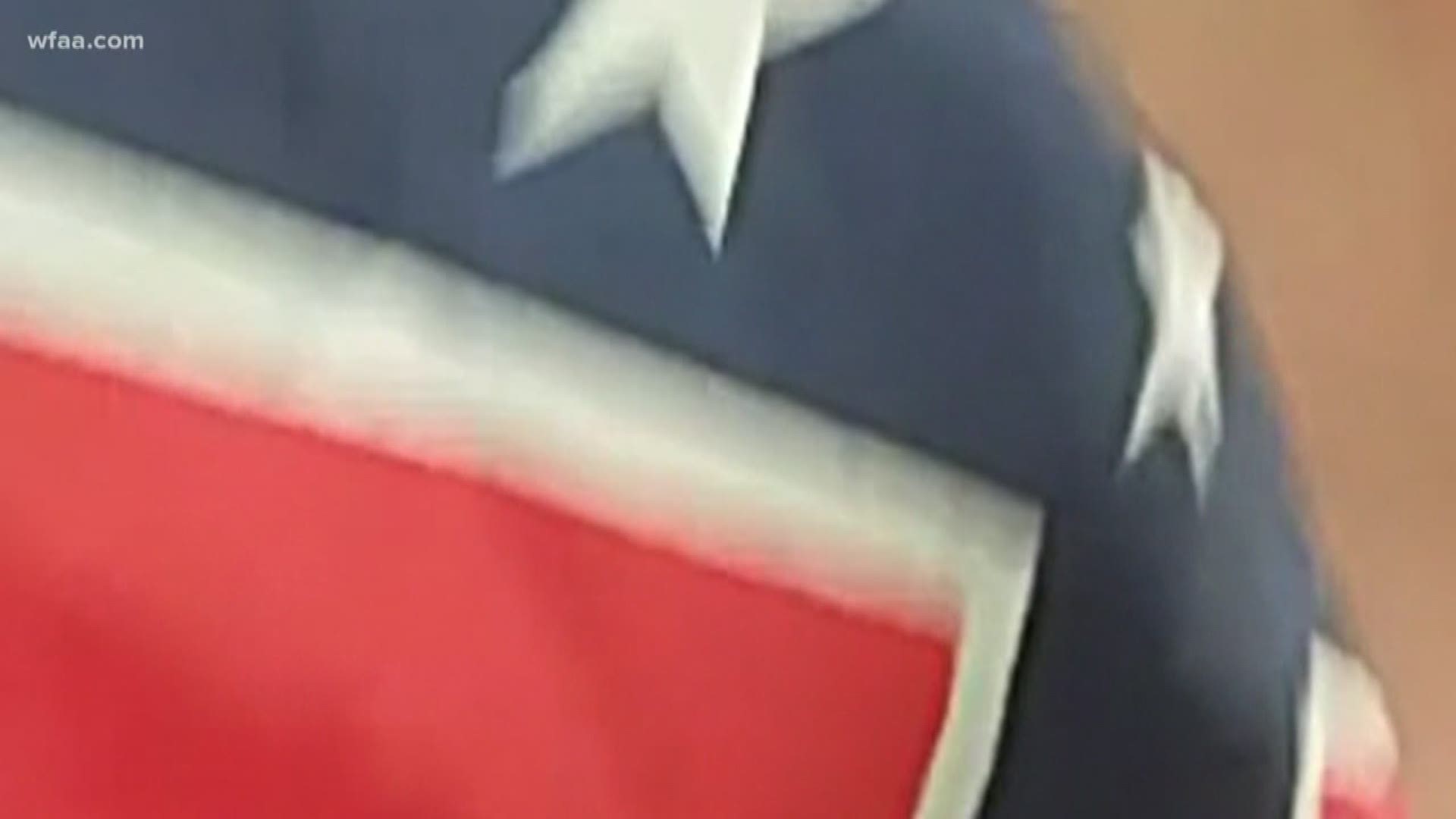 Royse City schools confiscated flag, but not before classmates say a student wore it multiple times throughout the day, despite demands from teachers to remove it.