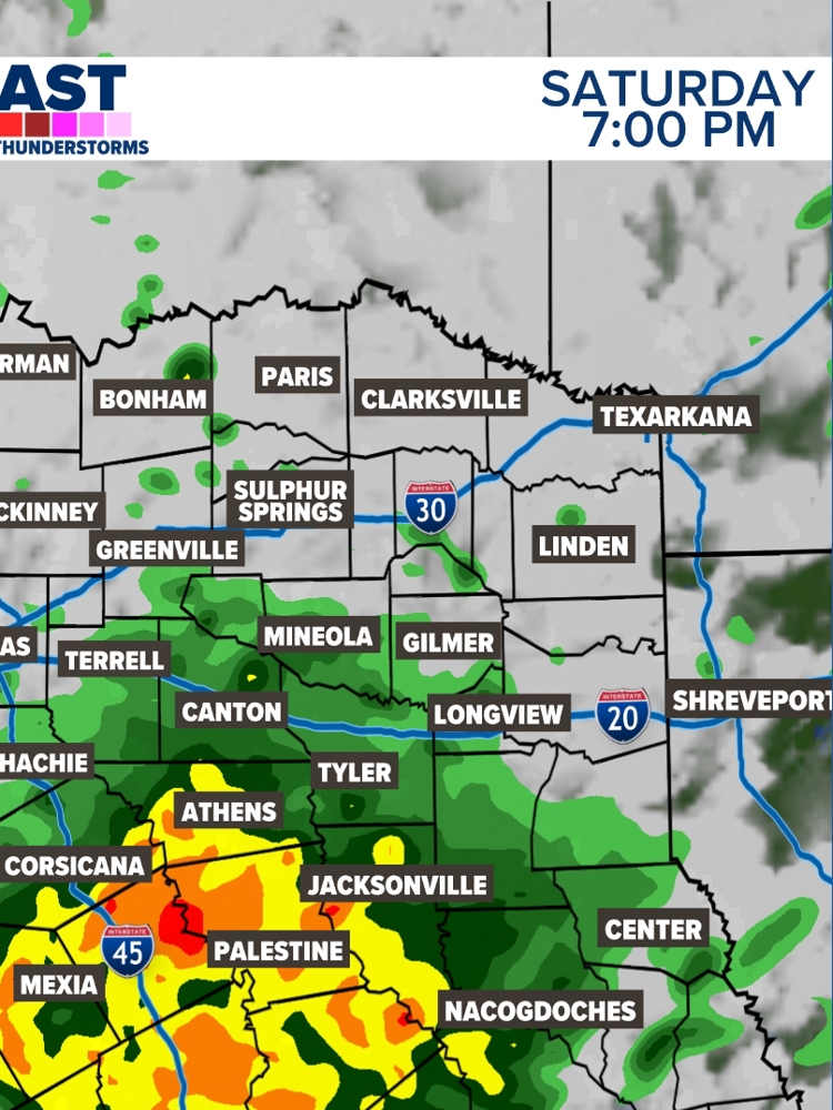 DFW Weather forecast: When will it rain and storm in North Texas ...