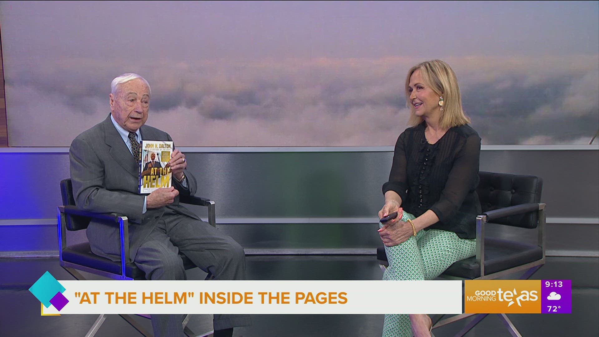 70th Secretary of the Navy John H. Dalton takes us into the pages of his book, “At The Helm”