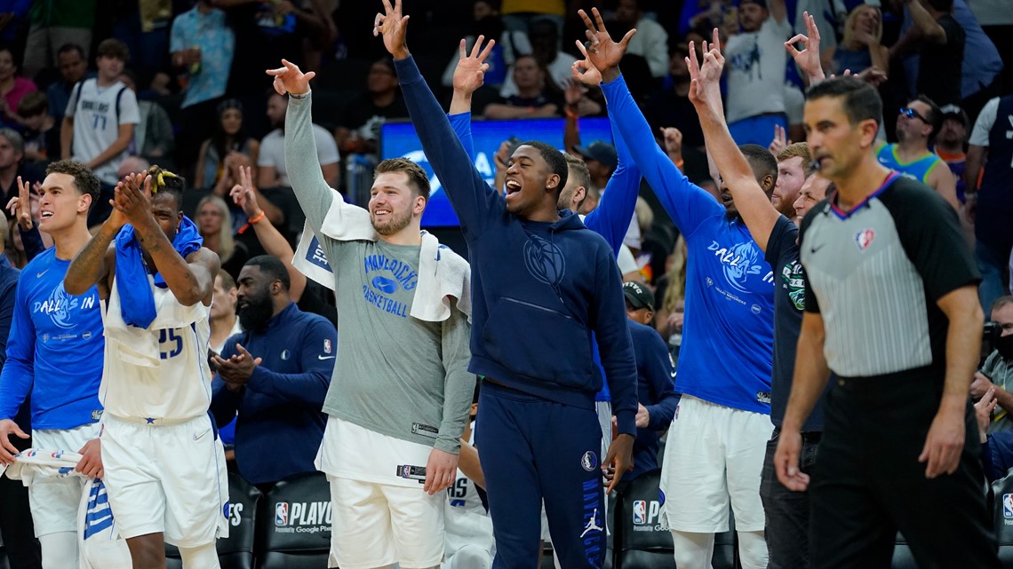NBA fines Mavs bench $50,000 for behavior during Game 7 win