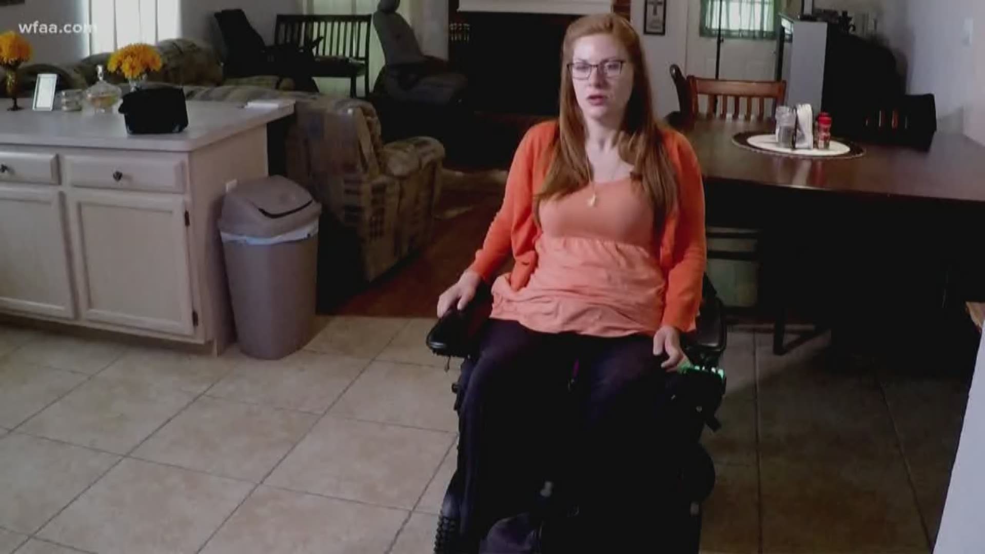Tonya Winchester was paralyzed just weeks after her high school graduation.
