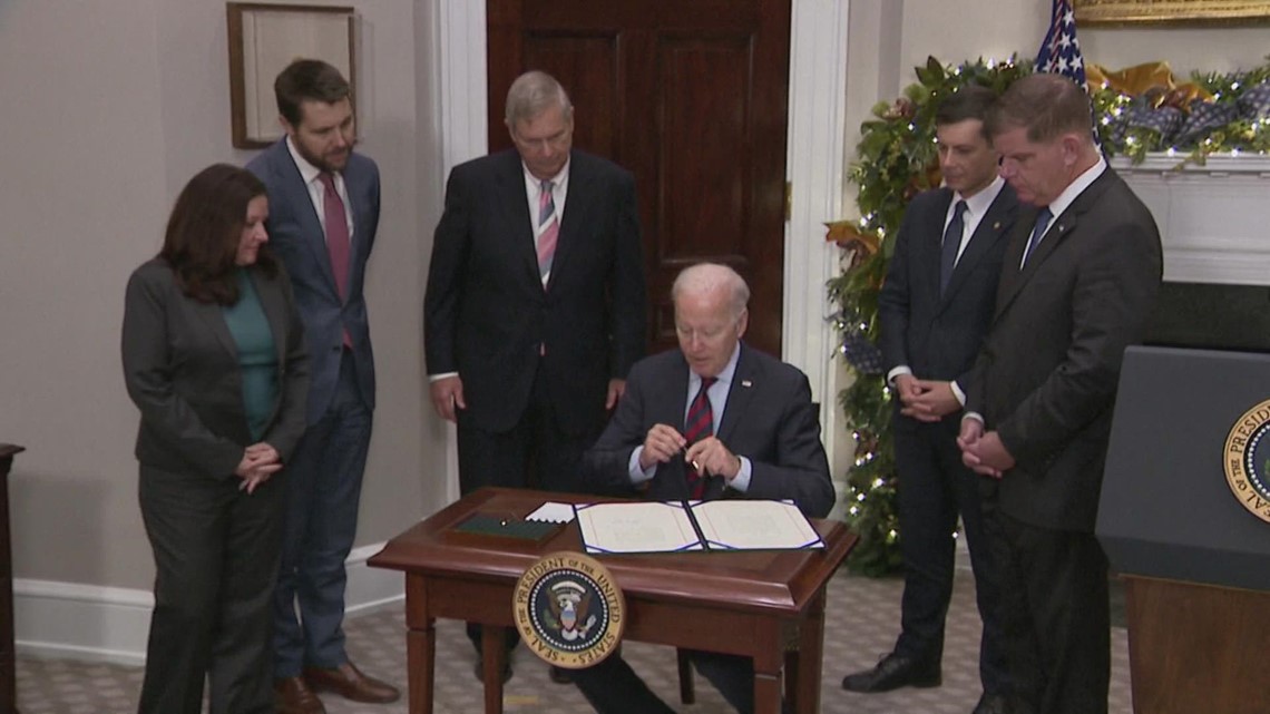 Rail strike averted: President Biden signs bill enforcing agreement