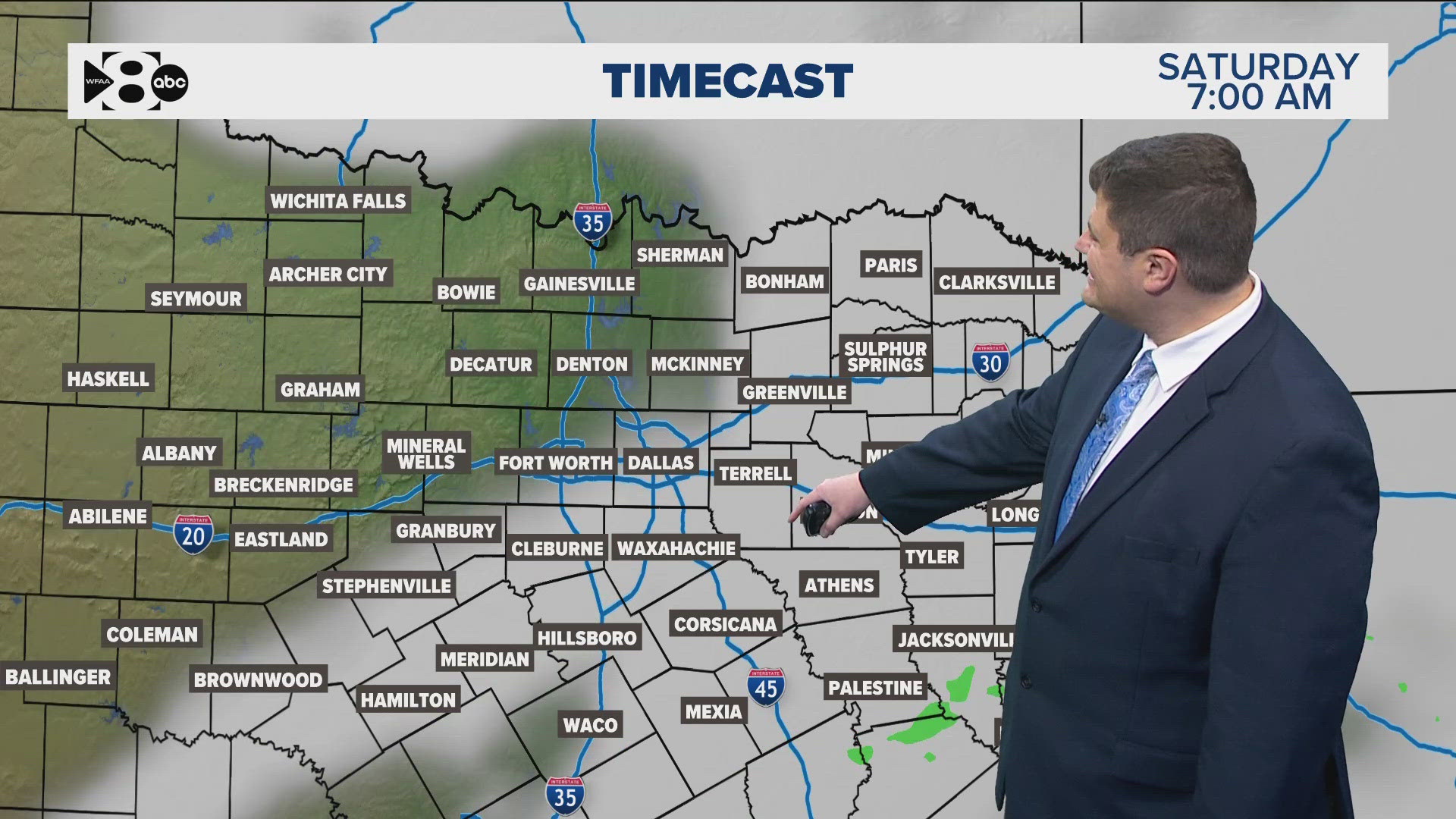 DFW Weather: Rain moves out, latest timeline for warmer temperatures ...