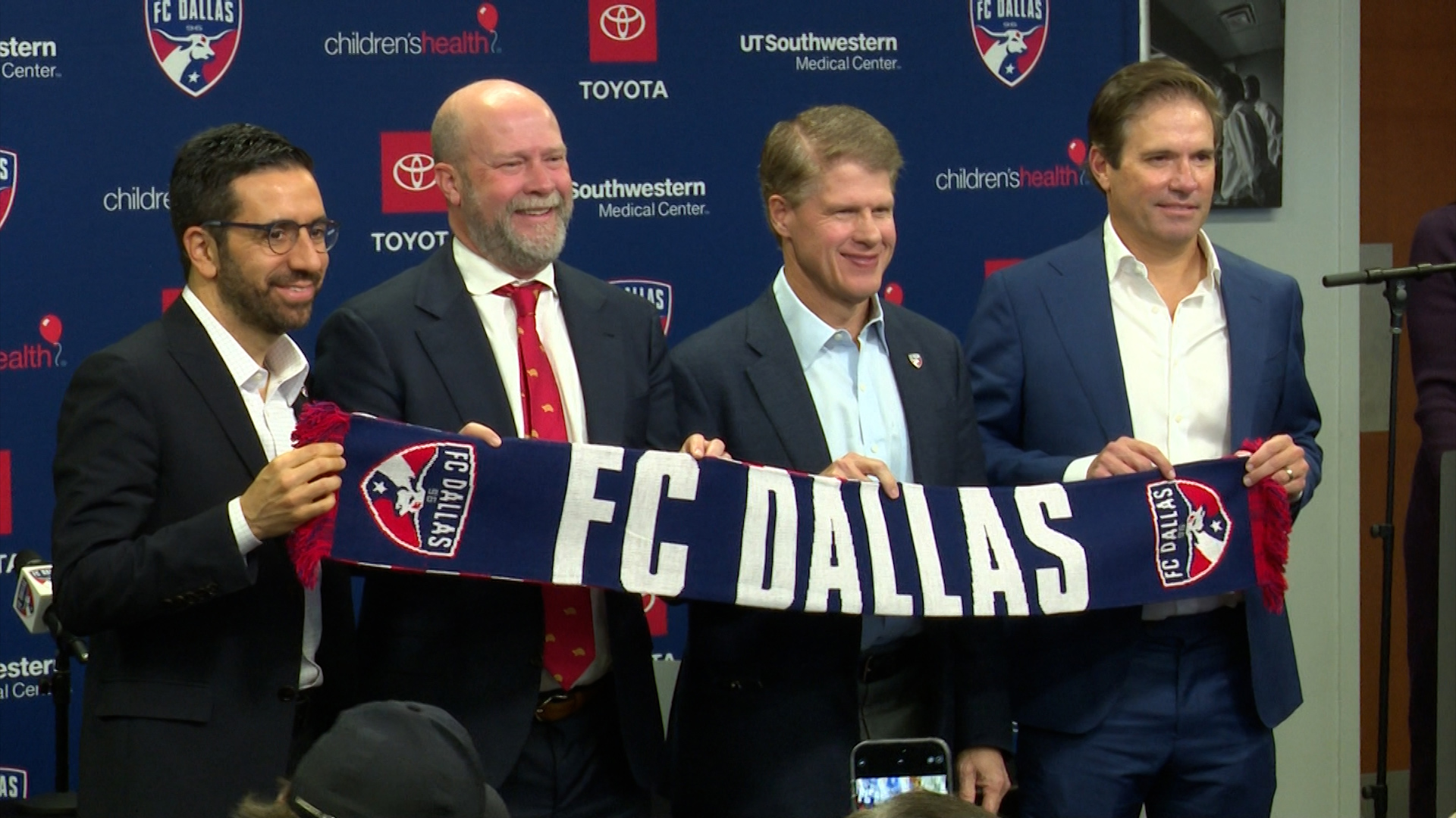 FC Dallas Eric Quill held his introductory press conference with the media on Dec. 5.