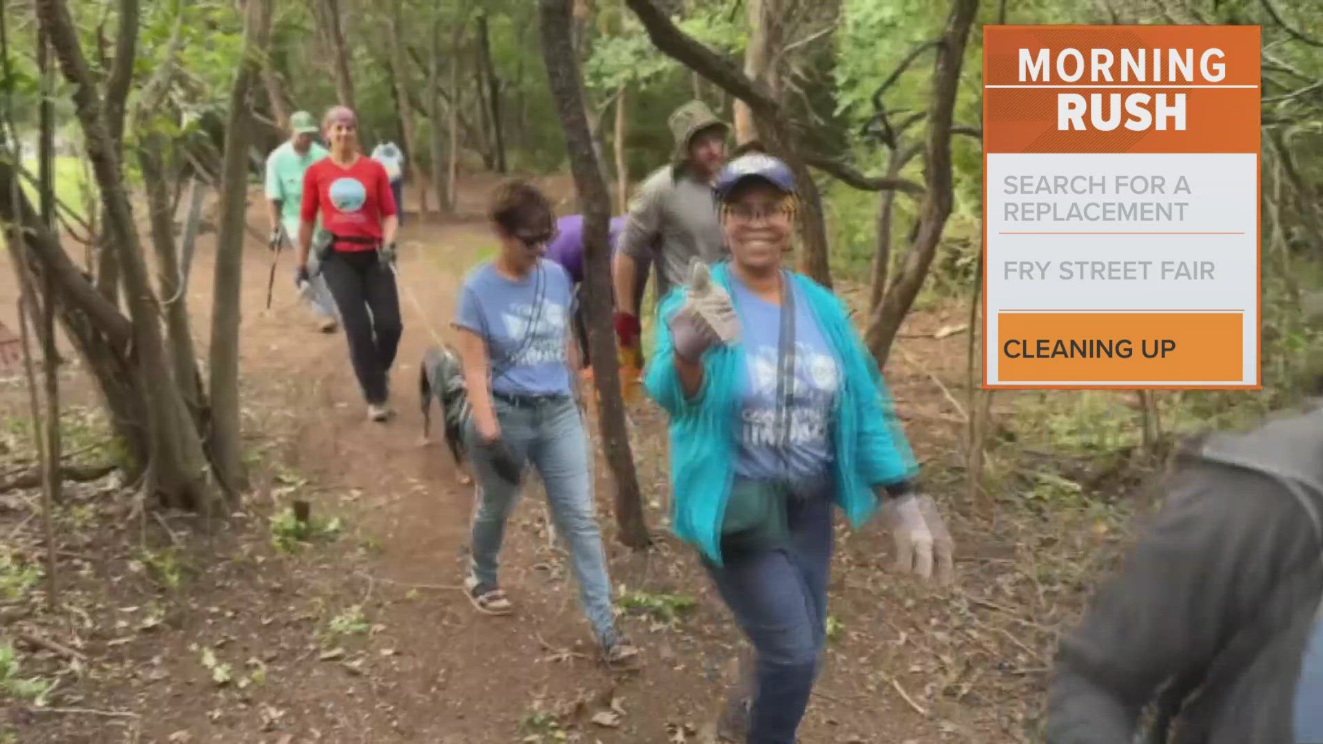 The trail will become the WFAA Nature Trail and span three miles when its open.