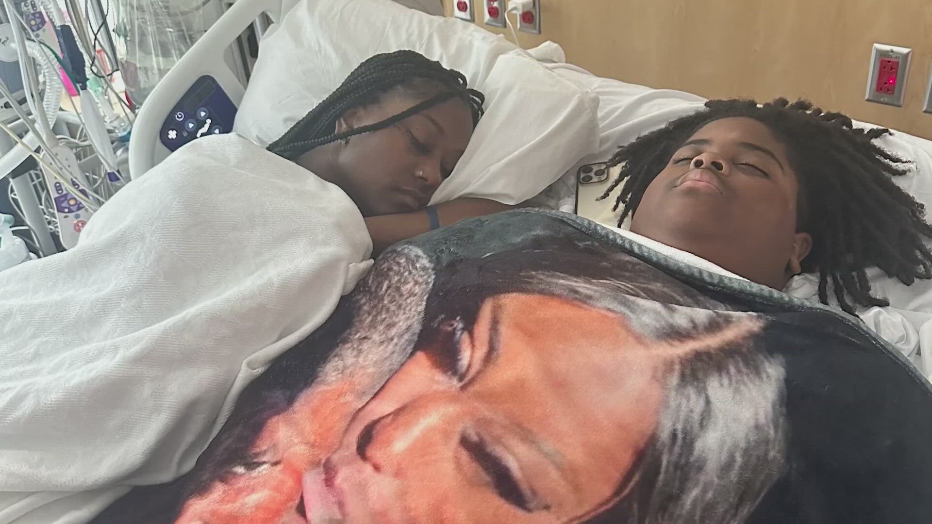 On June 20, 13-year-old Semyon Williams Jr. broke his spine. His family says he'll need months of rehab.