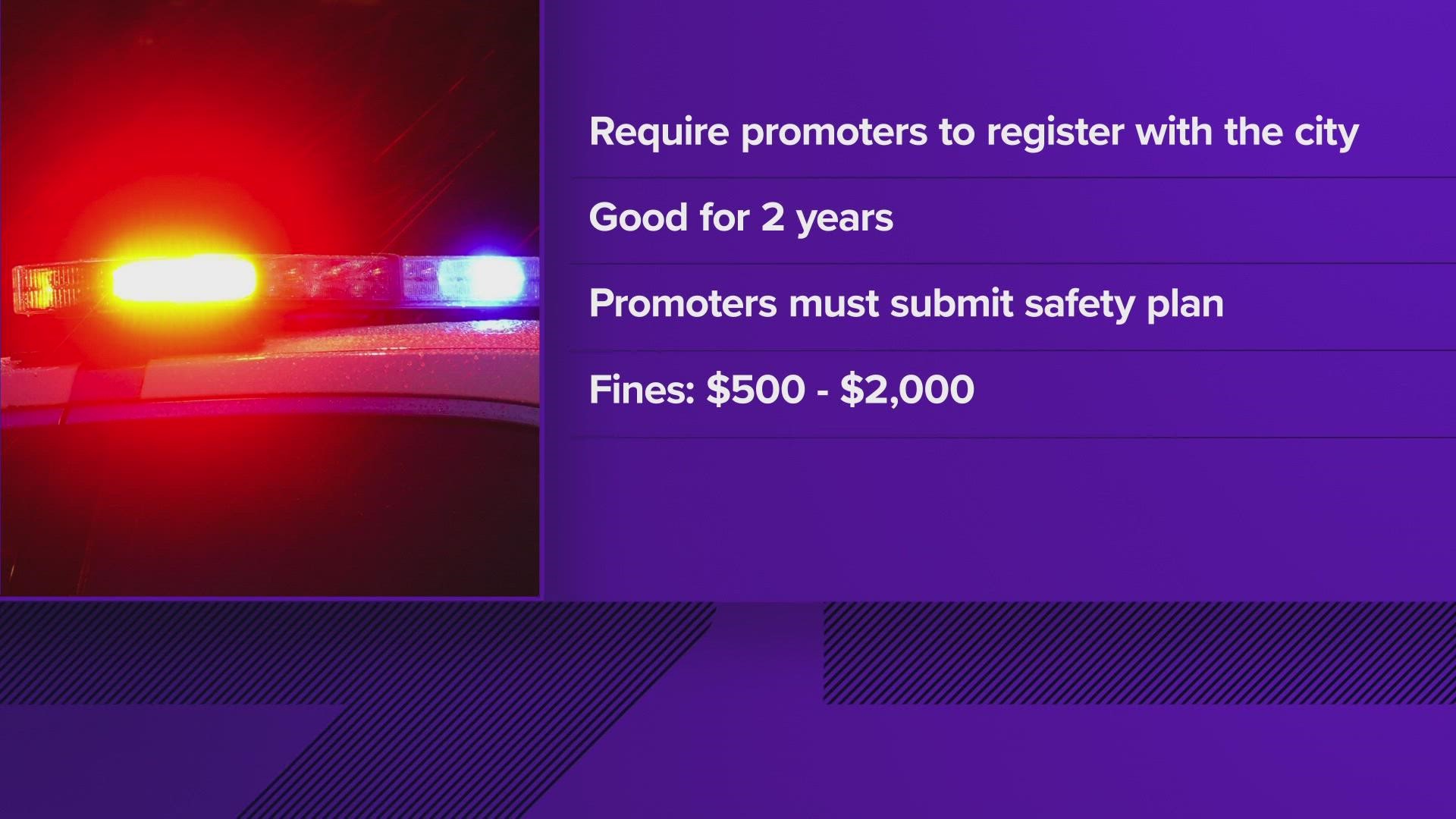 dallas-police-propose-new-ordinance-for-event-planners-wfaa