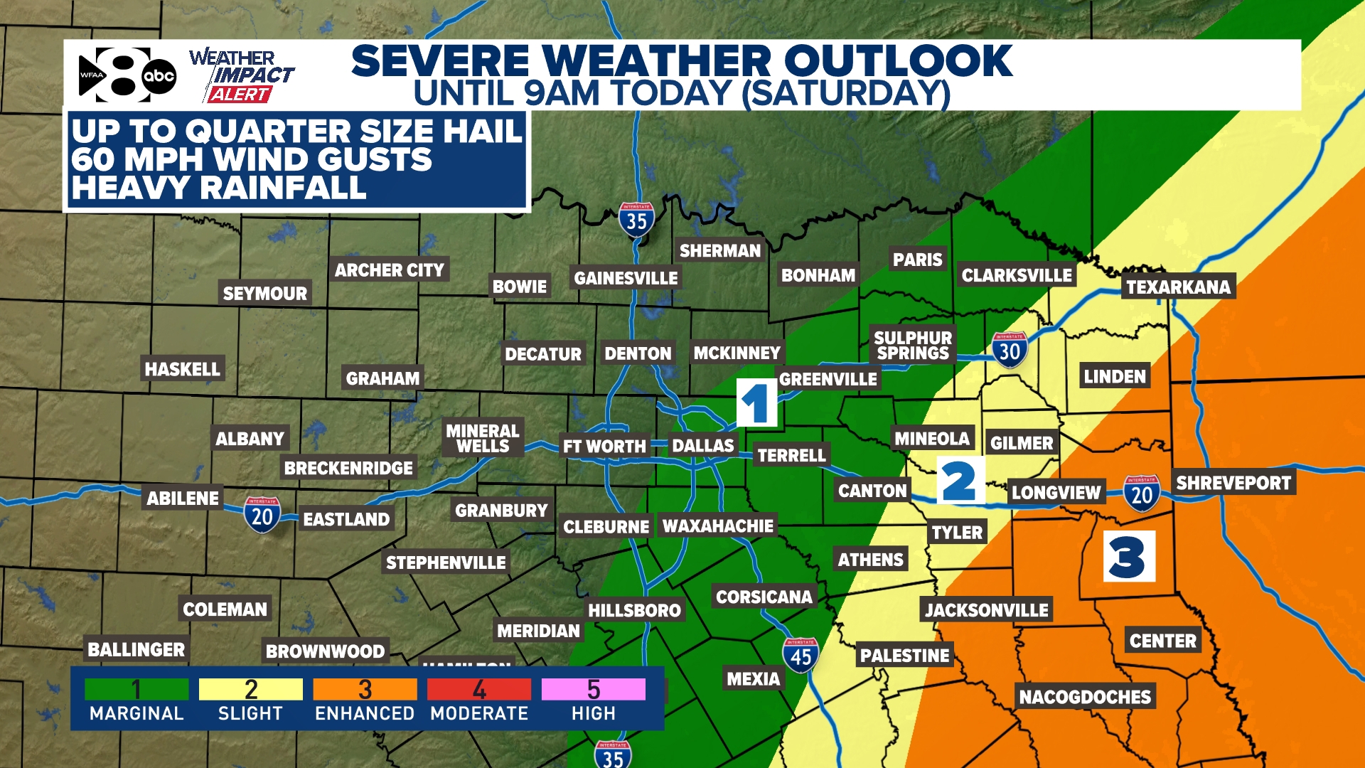 DFW Weather | North Texas faces slight risk of severe storms this week ...