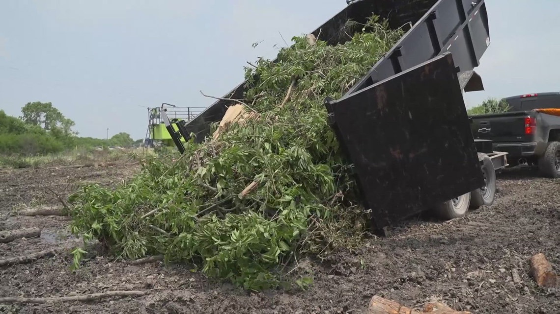 North Texas landfills see an increase of storm debris
