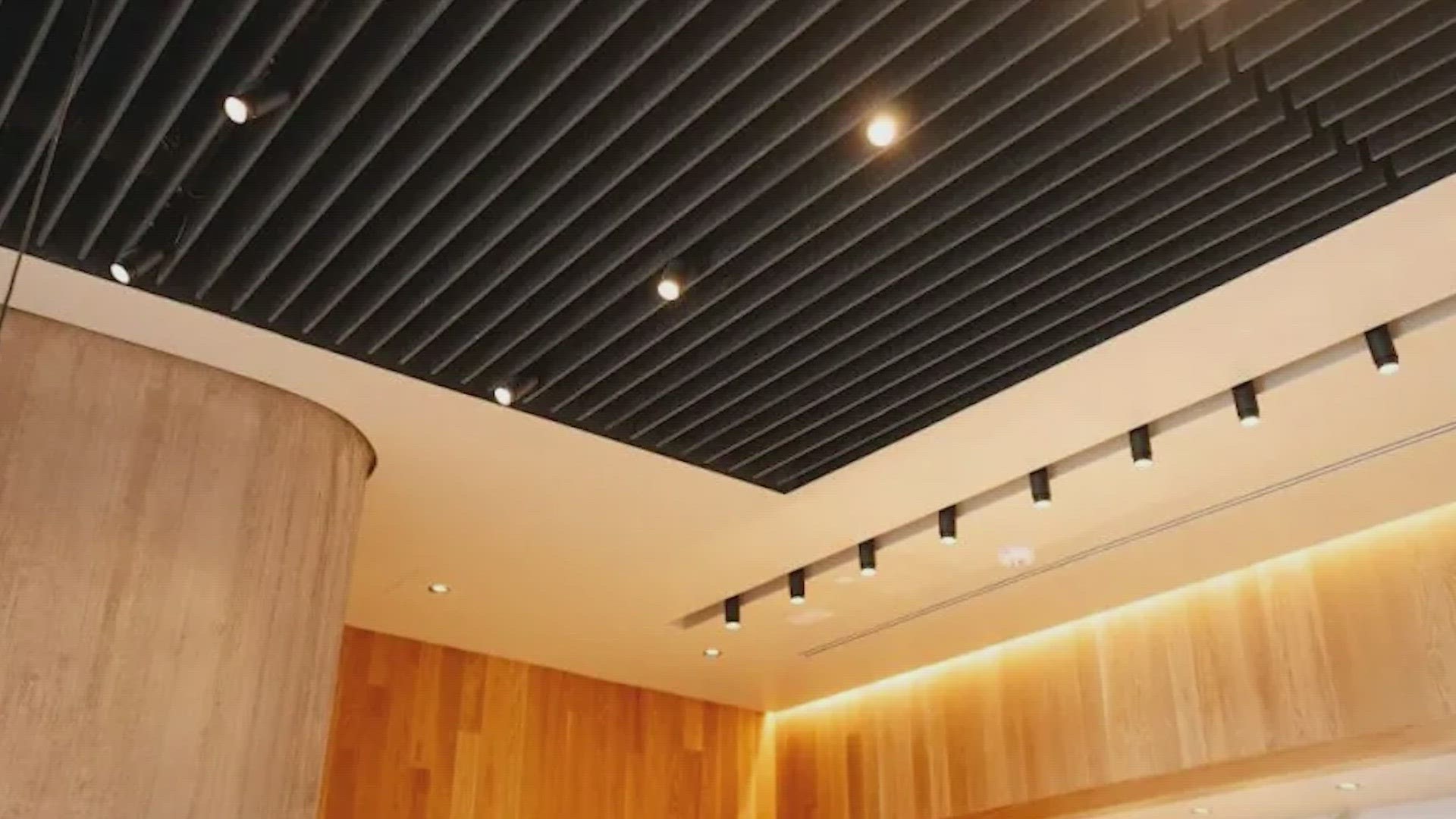 Reports say the coffee chain will add baffles to ceilings to help reduce noise and reverberations.