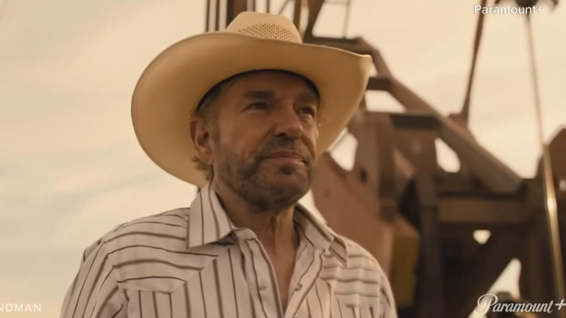 The show is set in the oil boomtowns of West Texas and stars Billy Bob Thornton and Demi Moore. In season one, Jerry Jones even appeared as a guest.