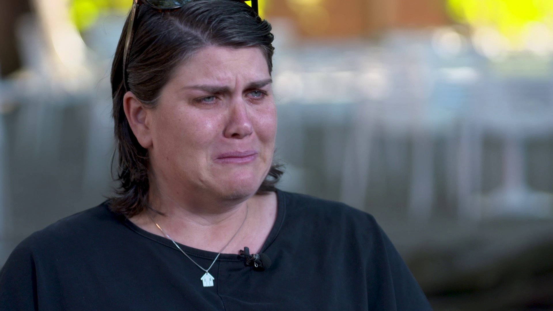 "I have friends, their whole families were slaughtered, babies, children," Aya Margalit told WFAA, crying.