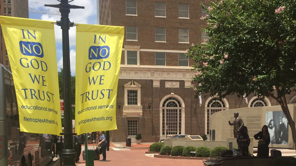 In No God We Trust Banners Stirring Up Controversy In Fort Worth