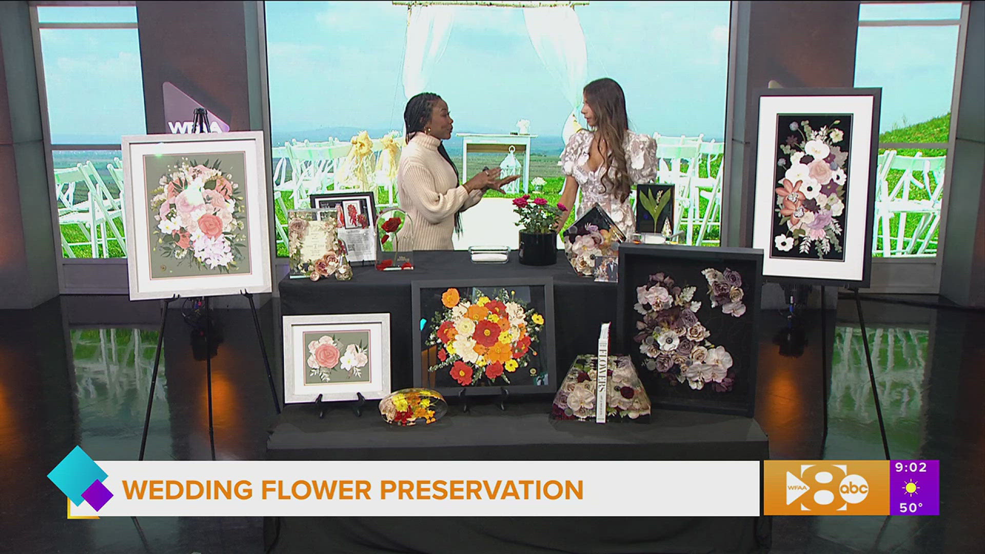 Andrea Cole, owner of DBAndrea, shares with us the art of wedding flower preservation and the importance of keeping those special memories alive.