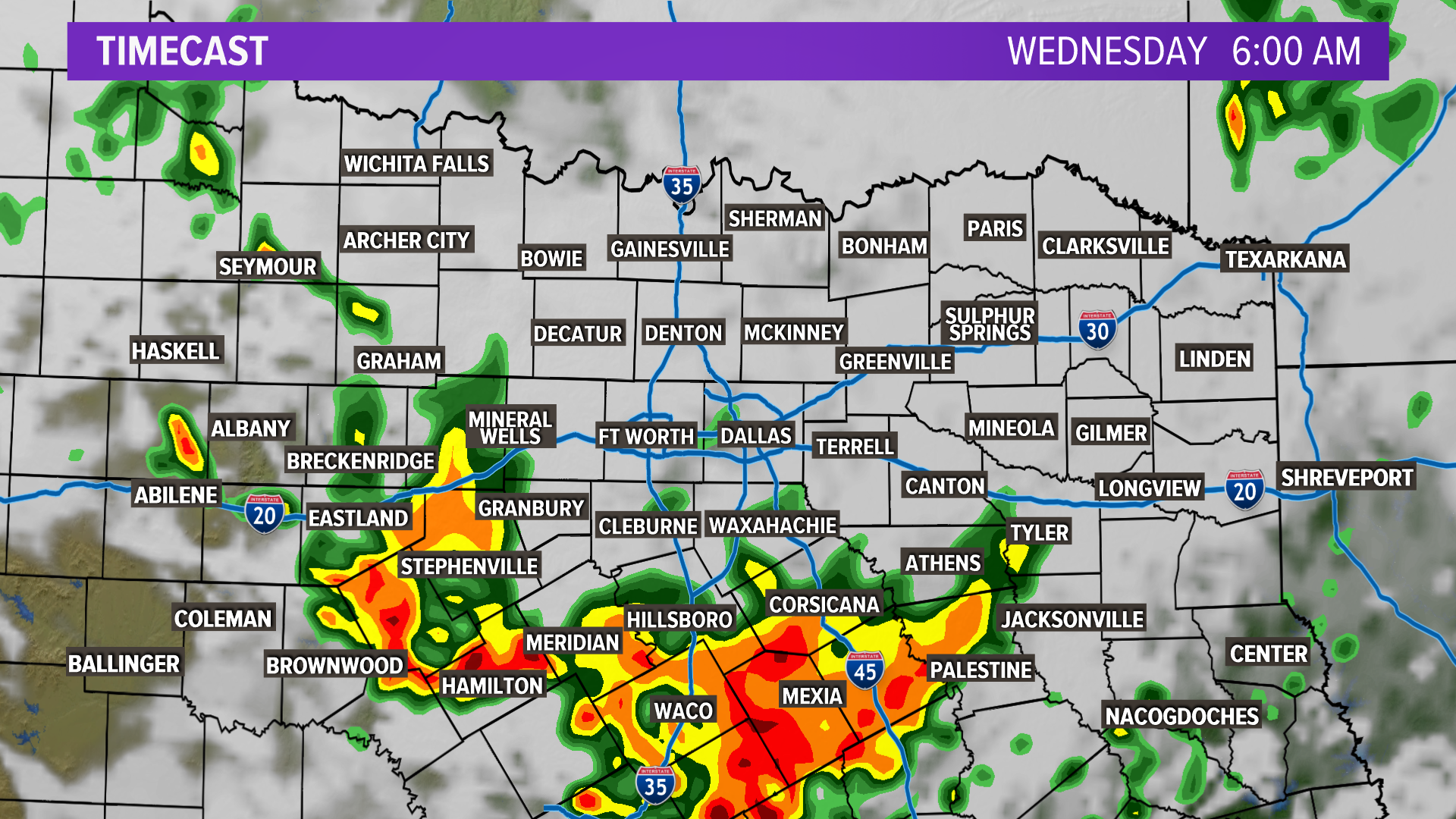 More rain and cooler temps heading to North Texas this week | wfaa.com