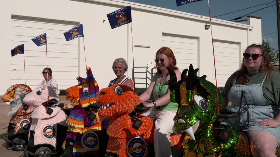 North Texas couple hopes to score big during World Cup with animal-themed scooter tours