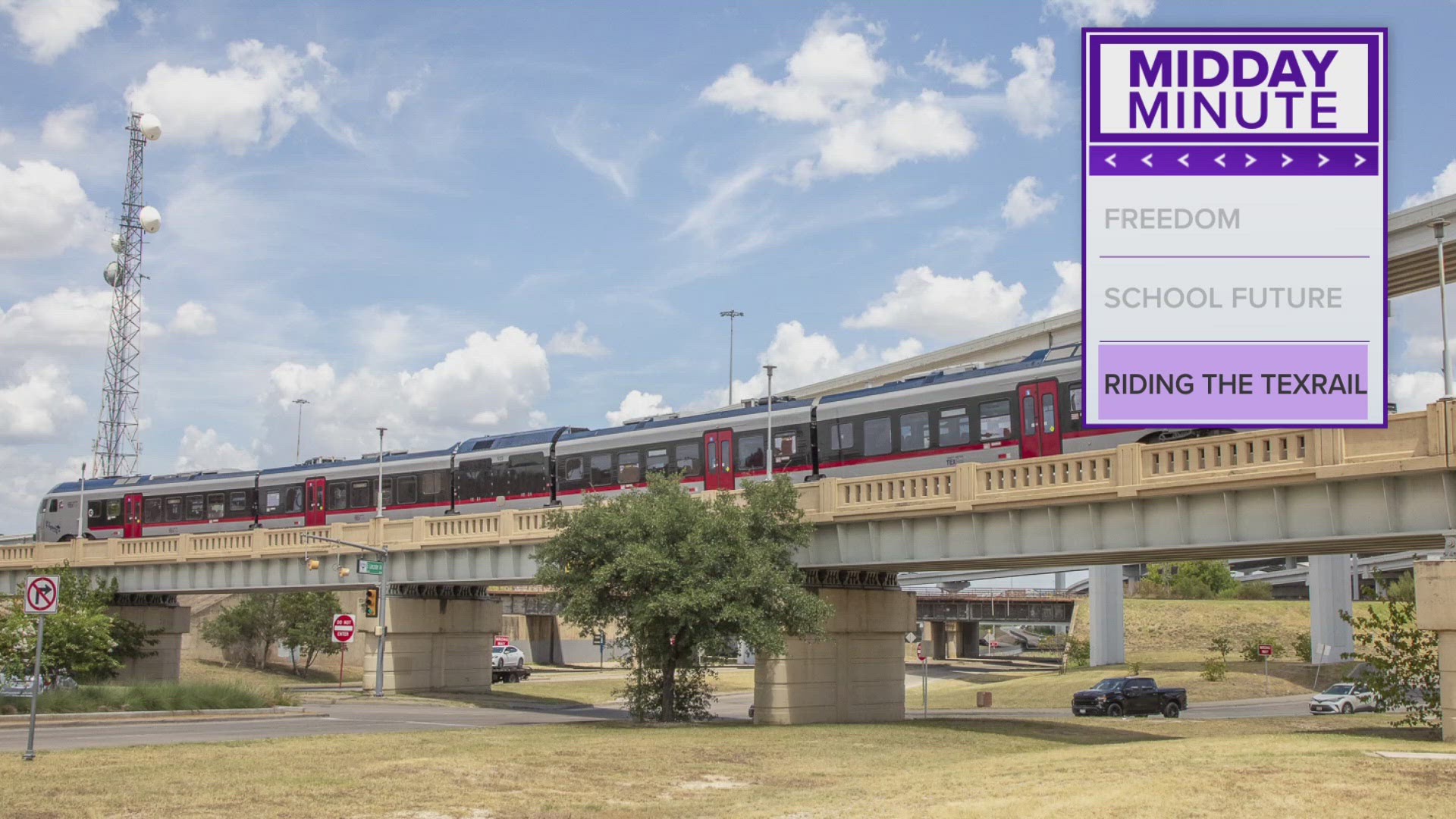 Beginning Sunday, Nov. 3, Trinity Metro TEXRail’s schedule will increase to 30 minutes during midday service, which is currently hourly.