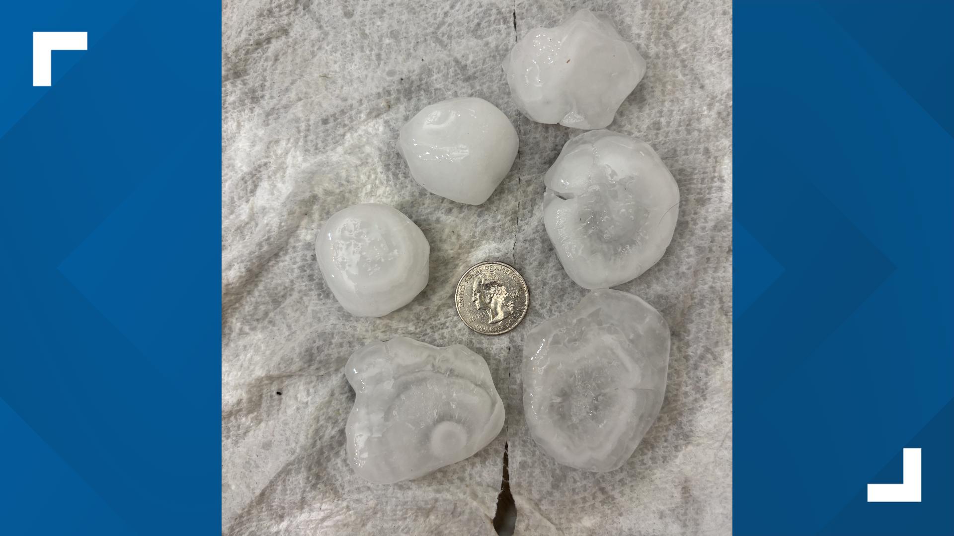 DFW Weather: Storms bring large hail to North Texas | wfaa.com